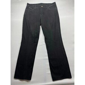 Wrangler Q-Baby Women's Straight Leg Black Denim Jeans - Size 13/14 (36x33.5)